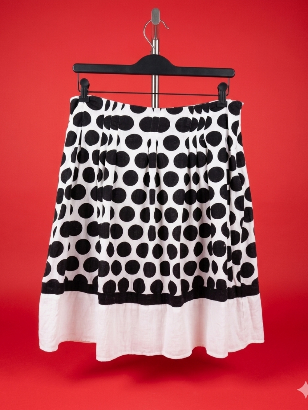 Willi Smith Playful Polka Dot A Line Skirt Size 8